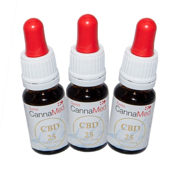 3 huiles CBD 25%